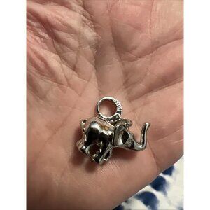 FOSSIL  Luck Prosperity Elephant Charm Pendant  Perfect Condition